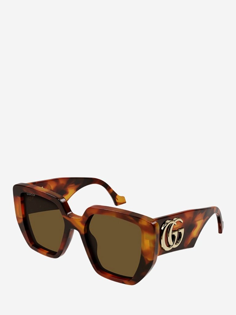 New Gucci Gg0956s 007 Women Havana Sunglasses